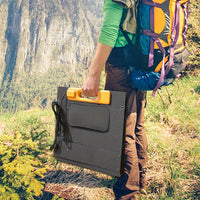 100W Foldable Solar Charging Panel – High Efficiency with USB‑C PD3.0, USB‑A QC3.0 & DC Output for Camping, RV & Outdoor Use