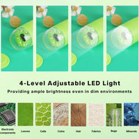 Kids' Digital Handheld Microscope – 500–1000X Zoom, 2