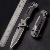 Folding Knife – 440C Stainless Steel High‑Hardness Outdoor Pocket Knife Tactical, Fishing, Camping & Survival Tool