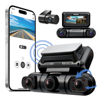 Hainbach 360° Dash Cam System – 4-Channel 1080P HD Car Camera with Night Vision & Parking Mode