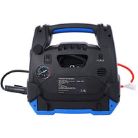 Rechargeable Jump Starter For Gas Diesel Vehicles - 1800 Amps With Air Compressor And AC, 12V DC, USB Power Station