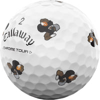 Callaway 2024 Chrome Tour Retro Football Truvis Golf Balls