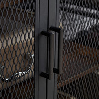 Coffee Bar Cabinet with Power Outlet – 3-Tier Wine Cooler Bar Counter for Kitchen, Dining Room & Home Entertaining (Vintage Brown)