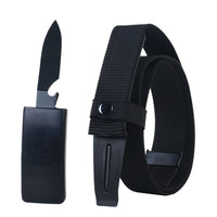 Knife Belt – Tactical Survival Tool with 3Cr13 Stainless Steel Blade & All‑Steel Handle Concealed Outdoor Utility Knife