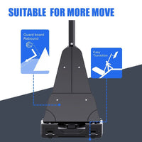 ToTheCore Adjustable Portable Basketball Hoop – 7.55‑10 ft Height, PC Backboard, Large Base with Wheels