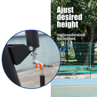 ToTheCore Adjustable Portable Basketball Hoop – 7.55‑10 ft Height, PC Backboard, Large Base with Wheels