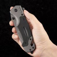 Folding Knife – 440C Stainless Steel High‑Hardness Outdoor Pocket Knife Tactical, Fishing, Camping & Survival Tool
