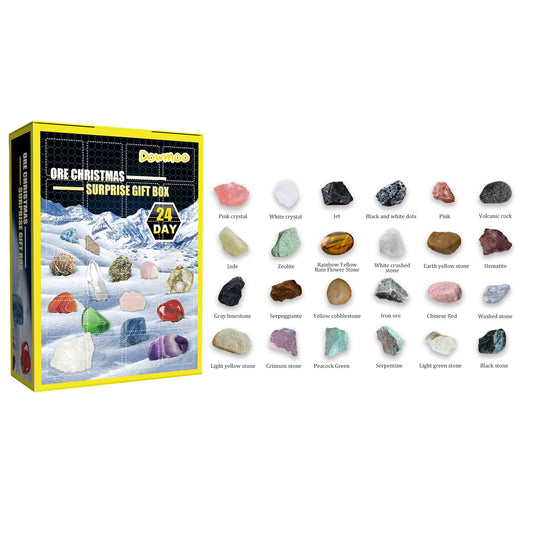 24-Day Countdown Surprise Blind Box – Treasure Ore Christmas Gift Set