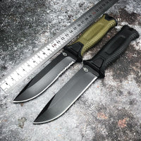 Goebel Infantry Tactical Wilderness Survival Straight Knife – Fixed Blade Outdoor & Self‑Defense Carry Knife