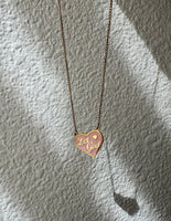 Enamel Let God Necklace