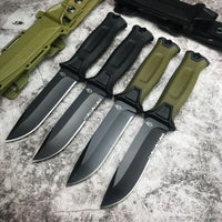 Goebel Infantry Tactical Wilderness Survival Straight Knife – Fixed Blade Outdoor & Self‑Defense Carry Knife