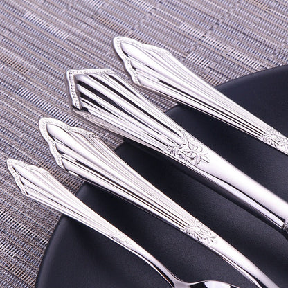 304 Stainless Steel Portable Tableware Set – Folding Knife, Fork, Spoon & Chopsticks  Detachable, Durable & Travel‑Ready