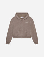 Kingdom Club Brown Full-Zip Hoodie