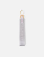 Lavender Oversized Logo Keychain