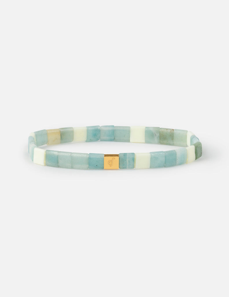 Logo Tile Letter Bracelet