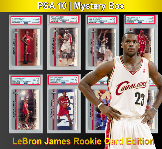 LeBron James PSA 10 Rookie Card Mystery Pack – Guaranteed Gem Mint Graded Basketball Card
