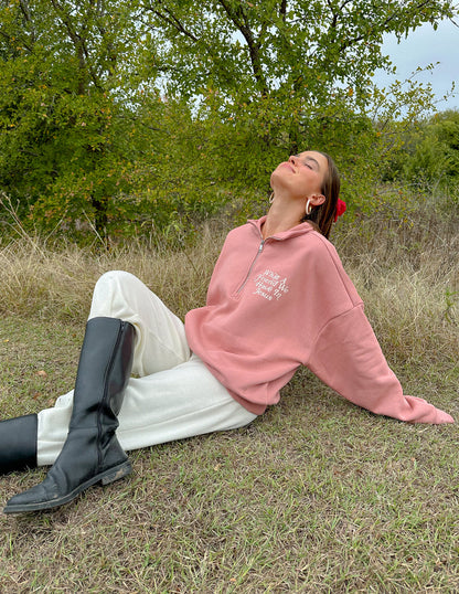 What a Friend in Jesus Women's Half-Zip