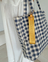 Yellow Oversized Logo Keychain