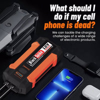 UT1200 Portable Power Bank – 12V 12000mAh Jump Starter with LED Light & Fast Charging for Cars, Phones & Outdoor Use