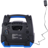 Rechargeable Jump Starter For Gas Diesel Vehicles - 1800 Amps With Air Compressor And AC, 12V DC, USB Power Station