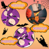 6-Pair Holiday Cotton Sock Set – Funny Halloween & Christmas Designs for Men, Women & Girls