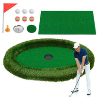 Floating Golf Green Oval Floating Chipping For Pool
